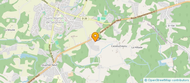 localisation de l'entreprise WILLANN  SAINT-MARTIN-DE-SEIGNANX