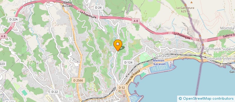 localisation de l'entreprise WILLEMM à MENTON