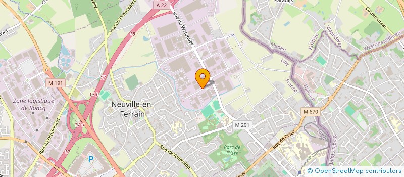 localisation de l'entreprise WILLEMSE SAS à NEUVILLE-EN-FERRAIN
