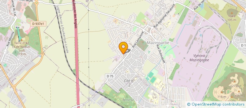 localisation de l'entreprise WILLERVAL  MAZINGARBE