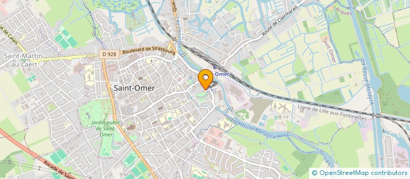 localisation de l'entreprise WILLEX à SAINT-OMER