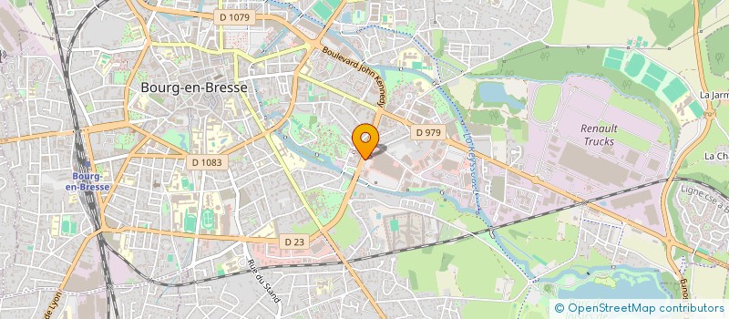 localisation de l'entreprise WILLGO à BOURG-EN-BRESSE