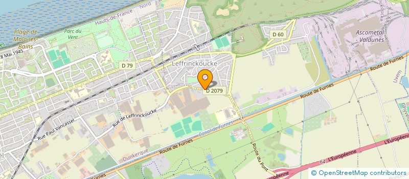 localisation de l'entreprise WILLHOME à DUNKERQUE