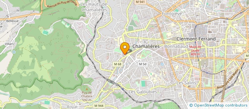 localisation de l'entreprise WILLIAM  CHAMALIERES