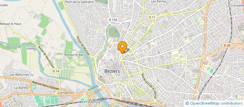 localisation de l'entreprise WILLIAM ASSARAF TUR BERNARD à BEZIERS
