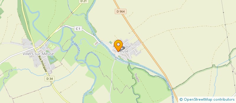 localisation de l'entreprise WILLIAM BERTRAND NEGOCIANT EN VIN à AMBLY-SUR-MEUSE