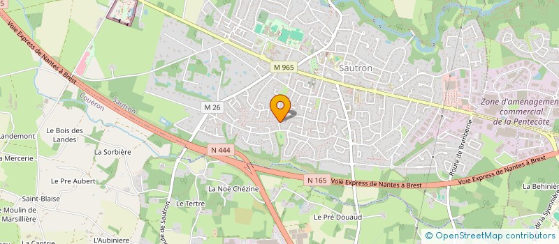 localisation de l'entreprise WILLIAM CHRISTOPHE à SAUTRON