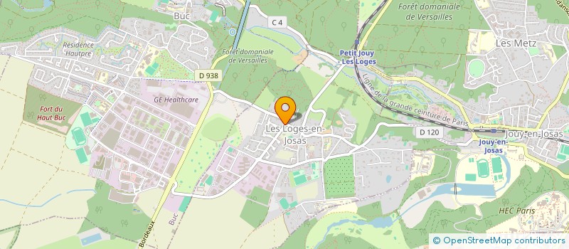 localisation de l'entreprise WILLIAM DE LIMA PHOTOGRAPHE  LES LOGES-EN-JOSAS