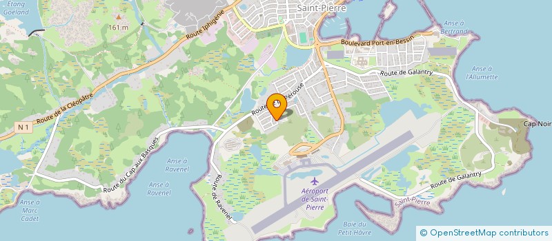 localisation de l'entreprise WILLIAM DRAKE  SAINT-PIERRE