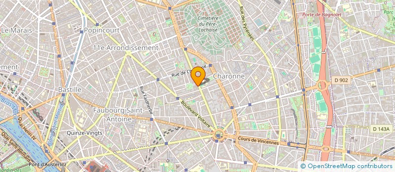 localisation de l'entreprise WILLIAM FATTORI ENTREPRISE  PARIS