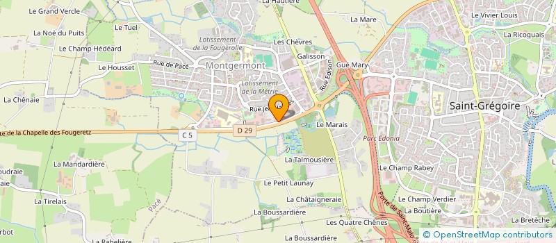 localisation de l'entreprise WILLIAM HILL 2  MONTGERMONT