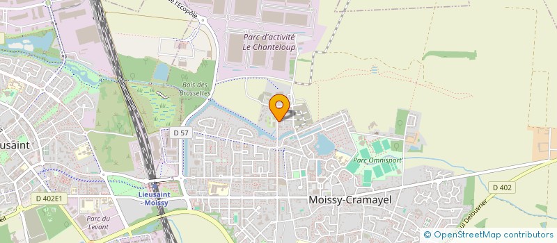 localisation de l'entreprise WILLIAM NDOUMOU à MOISSY-CRAMAYEL