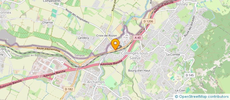 localisation de l'entreprise WILLIAM REY  COLLONGES-SOUS-SALEVE