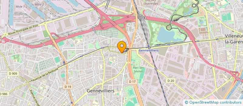 localisation de l'entreprise WILLIAM'S INDUSTRIES  GENNEVILLIERS