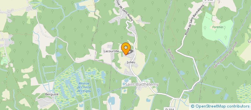 localisation de l'entreprise WILLIAM SEUBE CHARPENTE  SAINT-BARTHELEMY