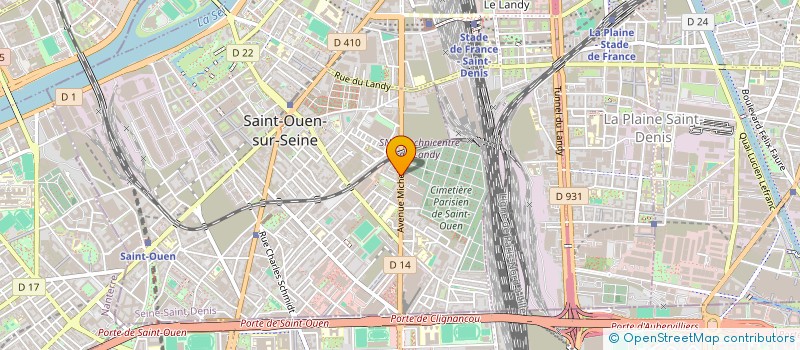 localisation de l'entreprise WILLIAM STUART DE FRANCE à SAINT-OUEN-SUR-SEINE