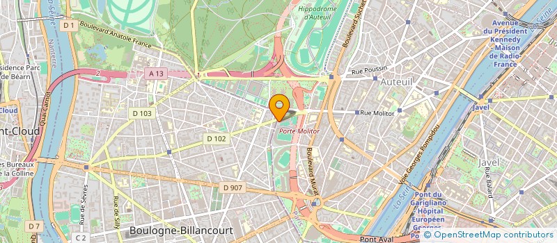 localisation de l'entreprise WILLIAMS à PARIS