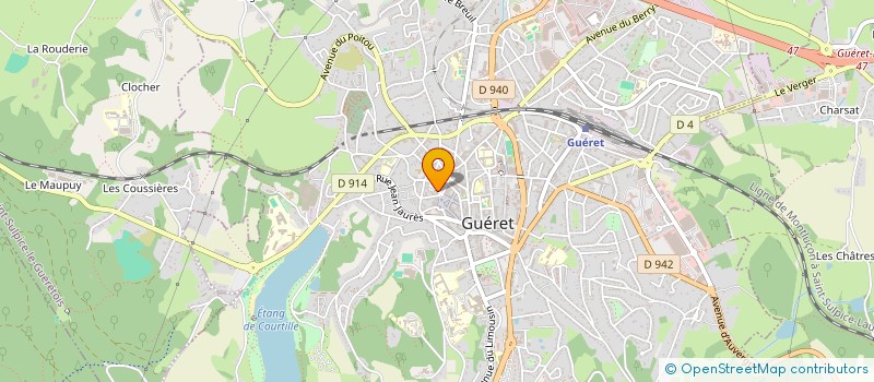 localisation de l'entreprise WILLIAMS SILVER FROST à GUERET