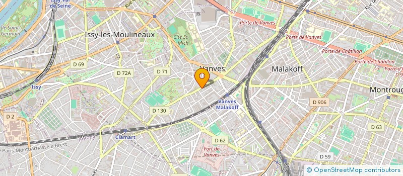 localisation de l'entreprise WILLIAMSON IN INVESTMENT SUPPORT à VANVES
