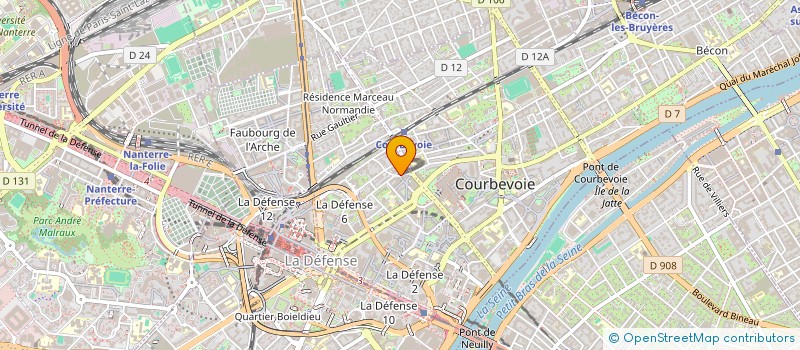 localisation de l'entreprise WILLIENCOURT CONSEIL à COURBEVOIE