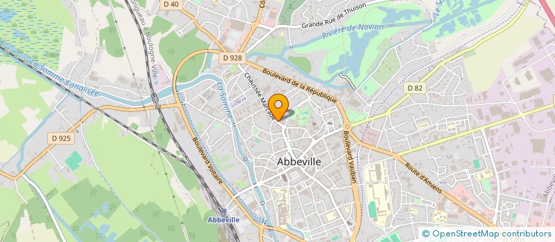 localisation de l'entreprise WILLIMMO à ABBEVILLE