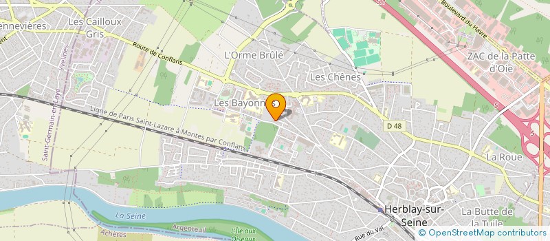 localisation de l'entreprise WILLINVEST  HERBLAY-SUR-SEINE