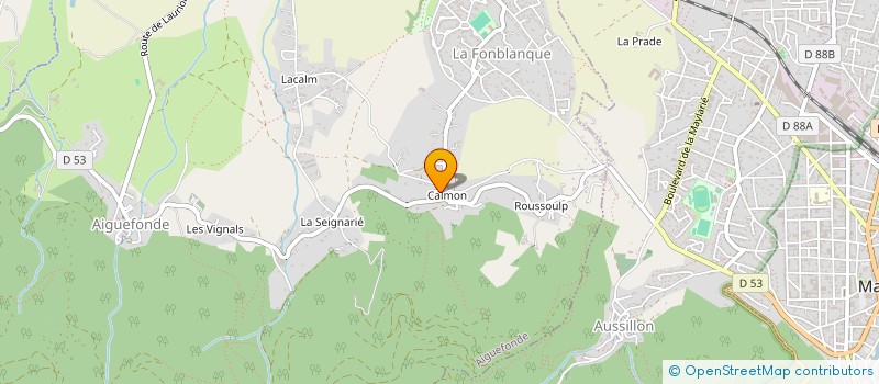 localisation de l'entreprise WILLMUN  AIGUEFONDE