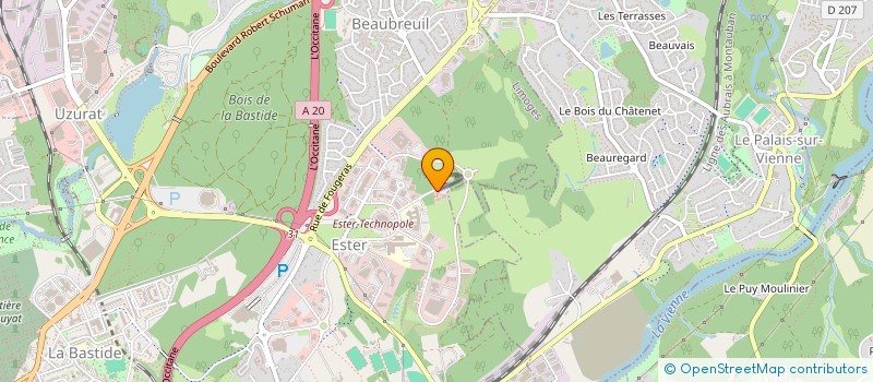 localisation de l'entreprise WILLO 32 à LIMOGES