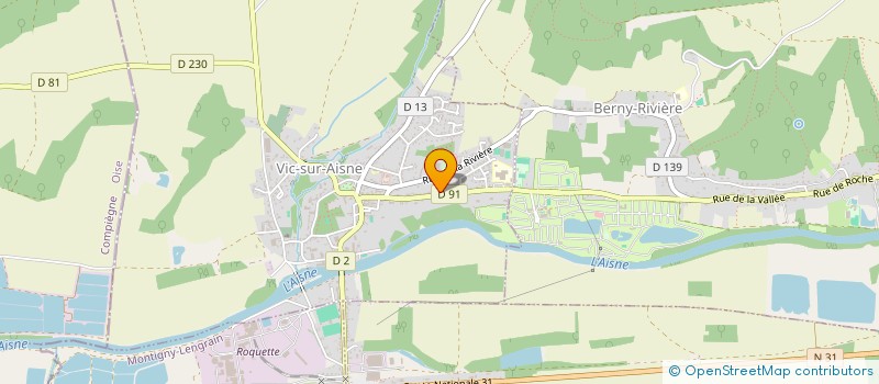 localisation de l'entreprise WILLO à VAILLY-SUR-AISNE
