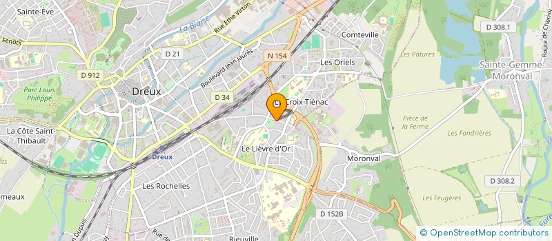 localisation de l'entreprise WILLOT FRERES CIE MACONNERIE à DREUX