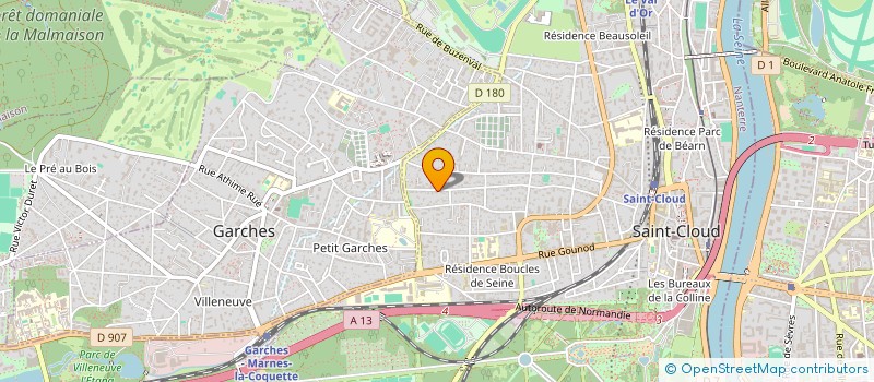 localisation de l'entreprise WILLOUGHBY à SAINT-CLOUD