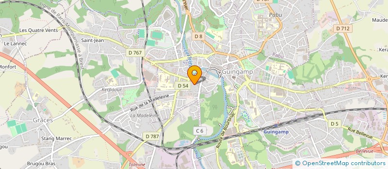 localisation de l'entreprise WILLSA  GUINGAMP