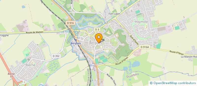 localisation de l'entreprise WILLY COIFFURE  BERGUES