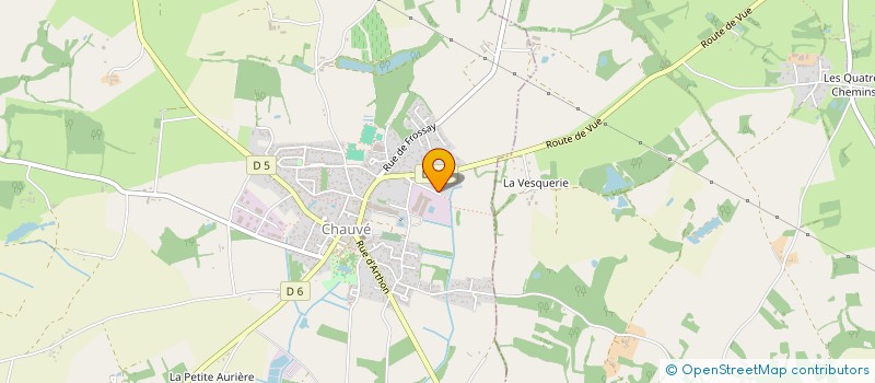 localisation de l'entreprise WILLY PICARD MENUISERIE ET FINITION  CHAUVE