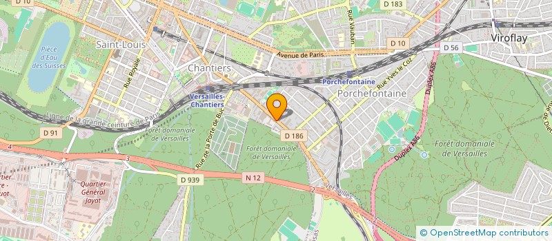 localisation de l'entreprise WILLY PIZZA à VERSAILLES