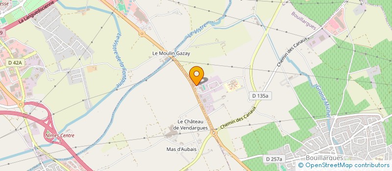 localisation de l'entreprise WILLY RUEGG SA à BOUILLARGUES
