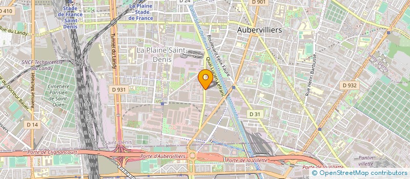 localisation de l'entreprise WILLY Z à AUBERVILLIERS