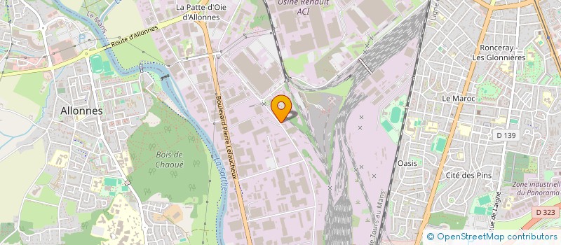 localisation de l'entreprise WILLYNE  LE MANS