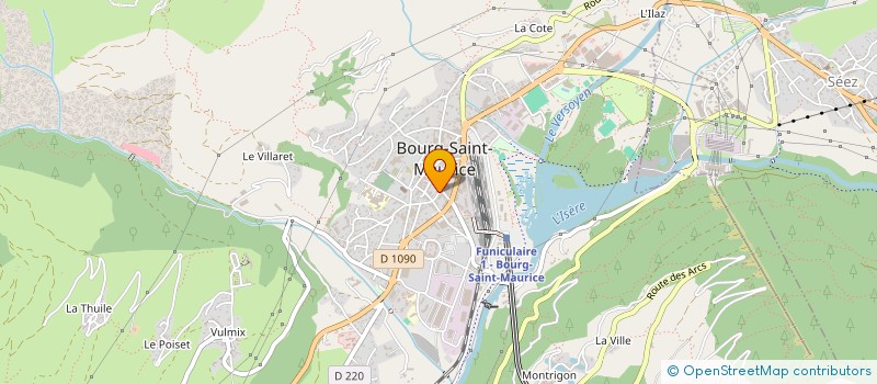 localisation de l'entreprise WILLYS à BOURG-SAINT-MAURICE