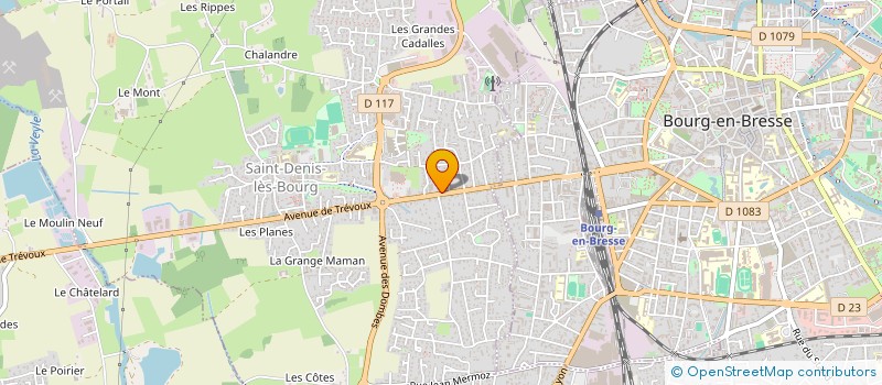localisation de l'entreprise WILMAKER à SAINT-DENIS-LES-BOURG