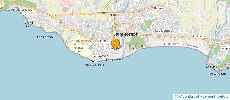 localisation de l'entreprise WILMANU à SAINT-JOSEPH