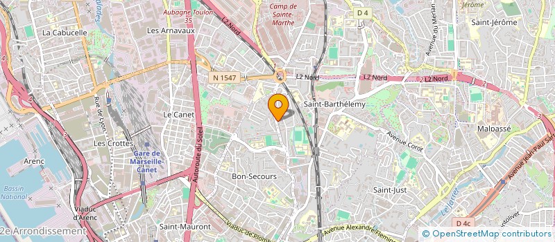 localisation de l'entreprise WILMAR à MARSEILLE