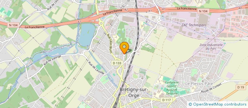 localisation de l'entreprise WILOCK INVESTISSEMENT à BRETIGNY-SUR-ORGE