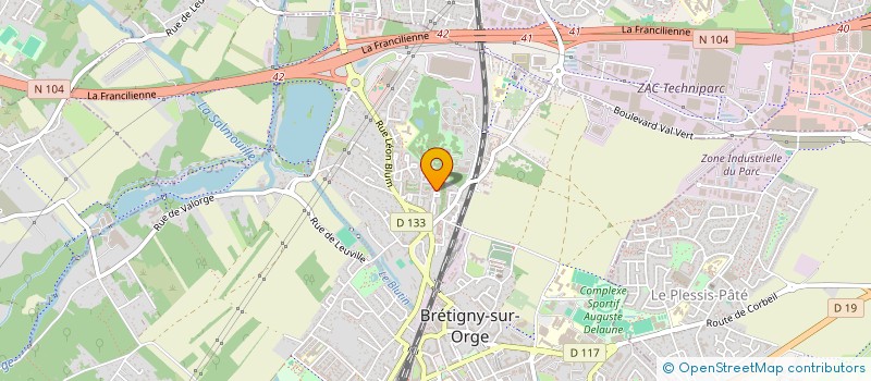 localisation de l'entreprise WILOCK SERVICES à BRETIGNY-SUR-ORGE