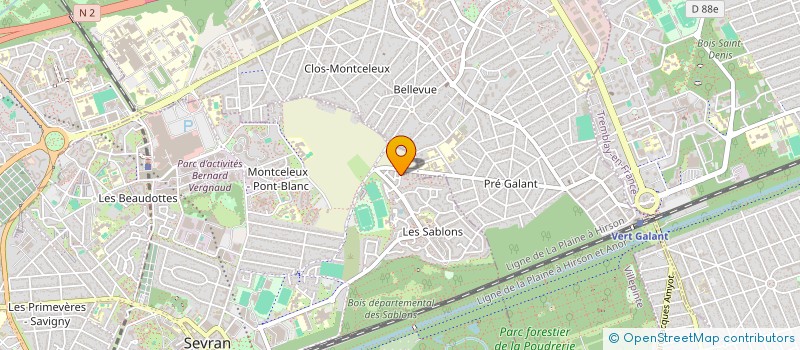localisation de l'entreprise WILOU à SEVRAN