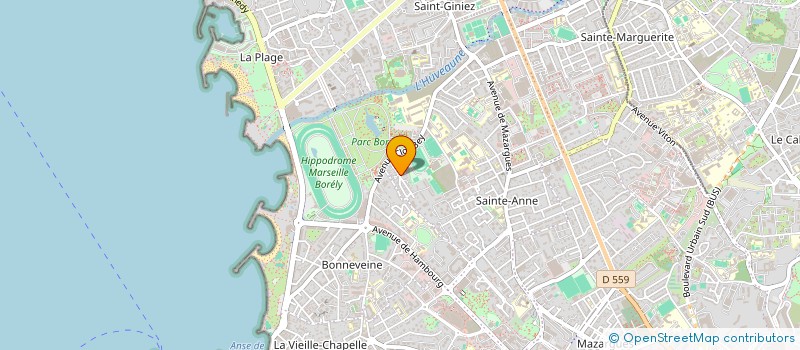 localisation de l'entreprise WILREY à MARSEILLE 8EME