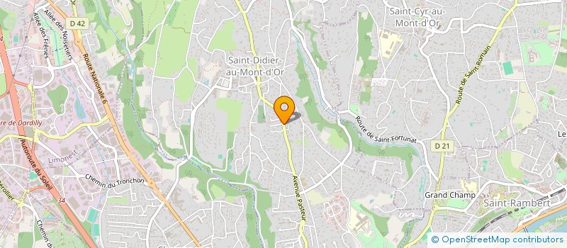 localisation de l'entreprise WILSEN  SAINT-DIDIER-AU-MONT-D'OR
