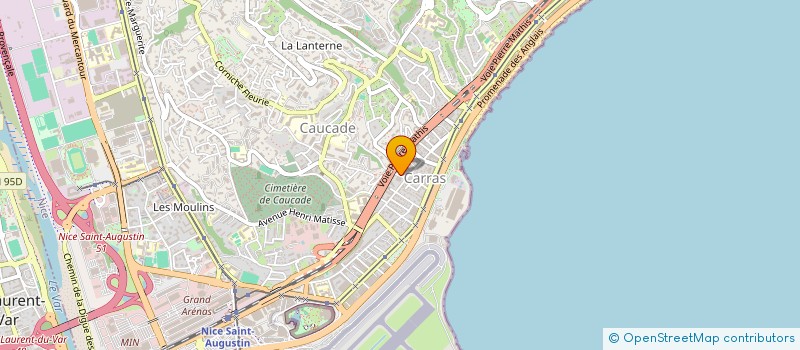 localisation de l'entreprise WILSIDSON BLADES à NICE