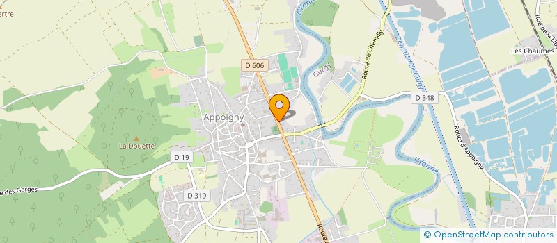 localisation de l'entreprise WILSON 2025  APPOIGNY