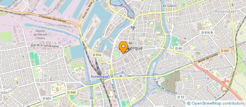 localisation de l'entreprise WILSON 45 à DUNKERQUE